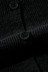 Lightweight Ribbed Knit Button Front V Neck Cardigan